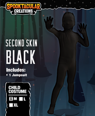 Black Second Skin Costume Cosplay for Kids