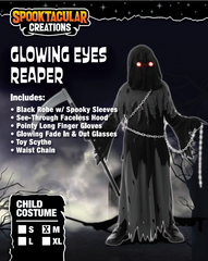 Scary Reaper Ghost Costume Cosplay - Child