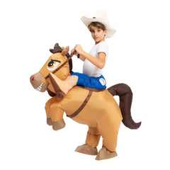 Inflatable Ride-On Cowboy Costume - Child