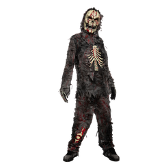 Scary Black Zombie Costume - Child
