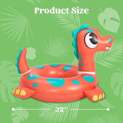 SLOOSH - Dinosaur & Sea Turtle & Dolphin Pool Rings, 3 Packs