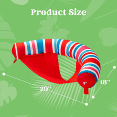 SLOOSH - Stripes Inflatable Pool Noodle Chair, 3 Pack