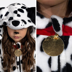 Unisex Kids Dalmatian Jumpsuit Halloween Pajamas