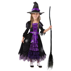 Cute Witch Costume Deluxe Set for Girls