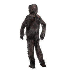 Scary Black Zombie Costume - Child