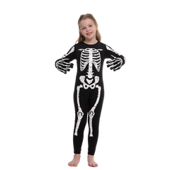 Girl's Pretty Skeleton Costume Cosplay - Child