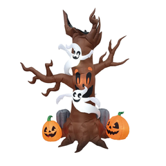8ft Scary Tree with Graves Inflatable