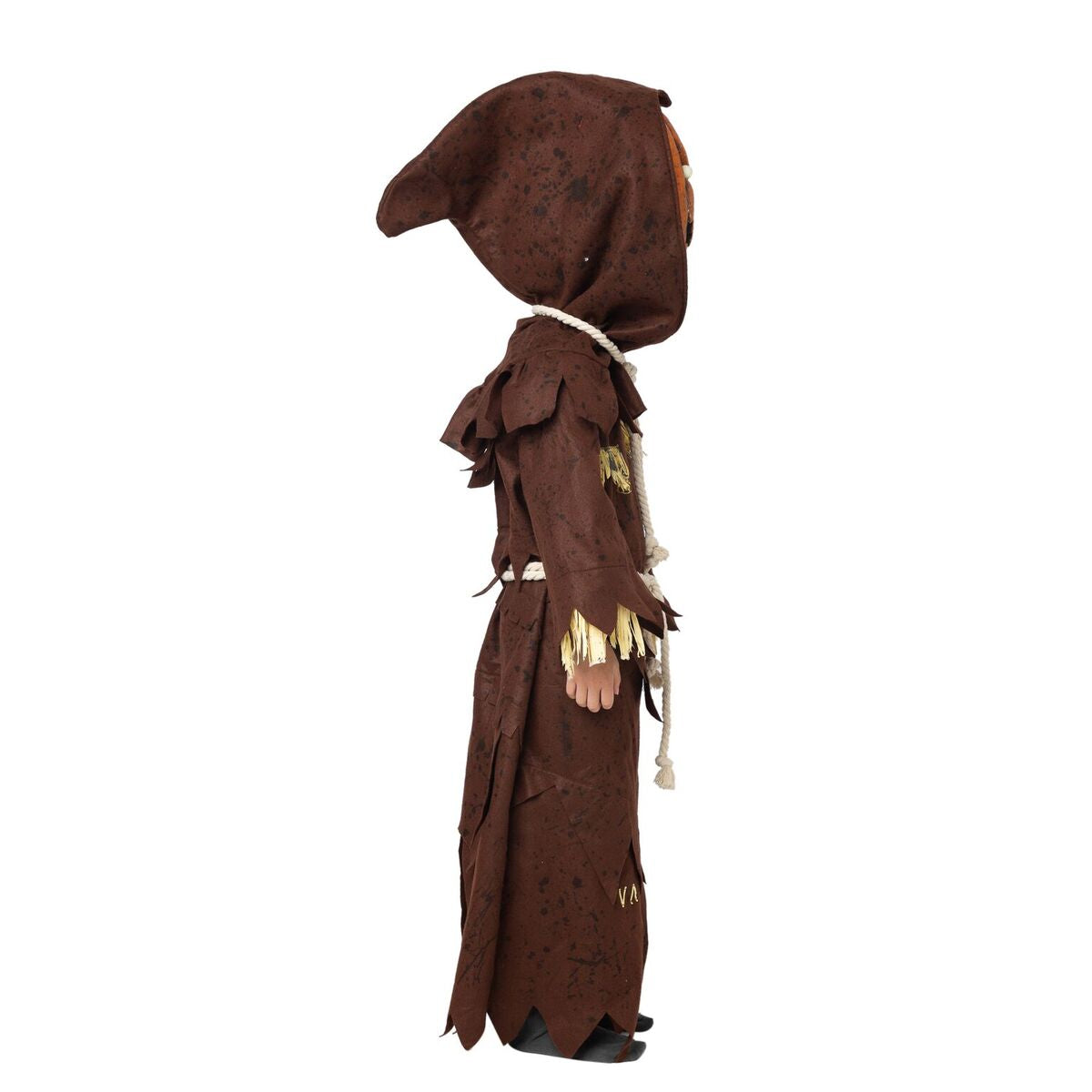 Scary Scarecrow Pumpkin Bobble Head Costume w/Pumpkin Halloween Mask for Kids - Spooktacular Creations