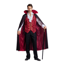 Renaissance Medieval Scary Vampire Cosplay Costume for Men - Adult