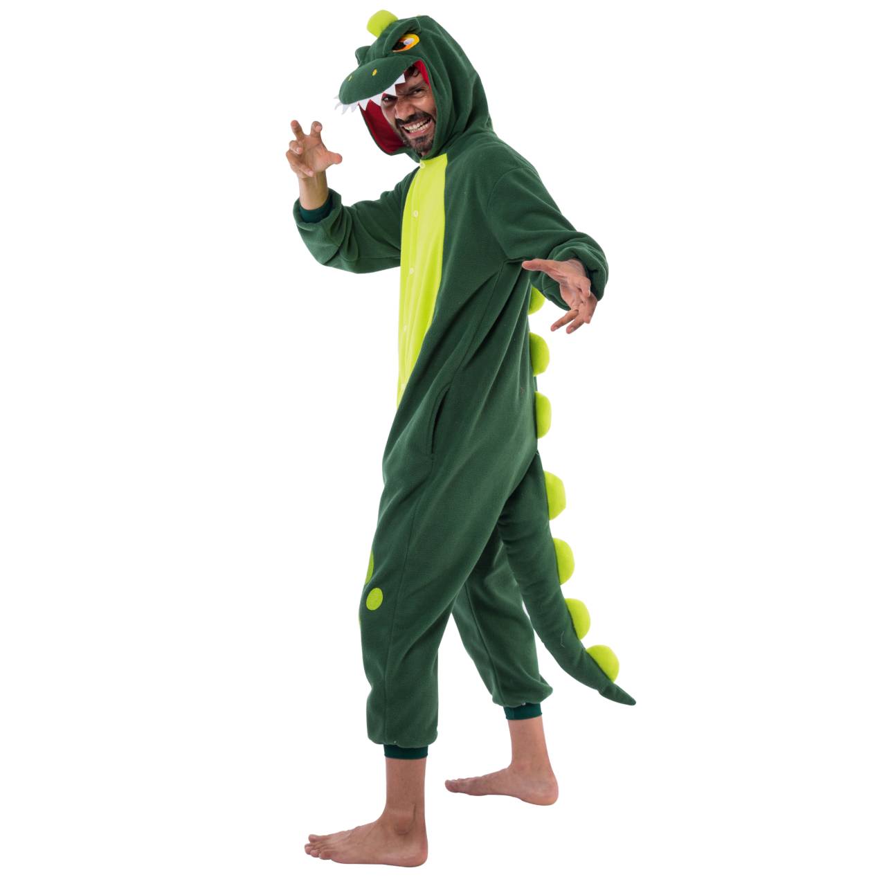Dinosaur Animal Onesie Pajama Costume - Adult - Spooktacular Creations