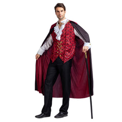 Renaissance Medieval Scary Vampire Cosplay Costume for Men - Adult
