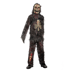 Scary Black Zombie Costume - Child