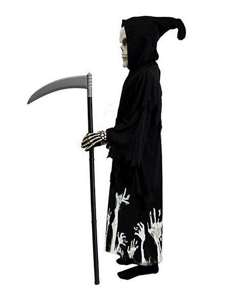 Glow-in-the-Dark Grim Reaper Costume Deluxe Set