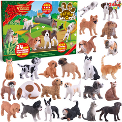2025 Advent Calendar Dog and Cat Action Playset