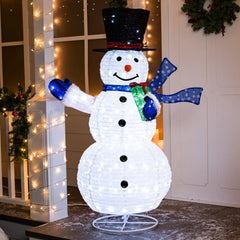5ft LED Yard Lights - Collapsible Snowman