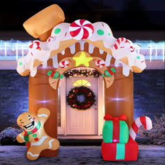 10ft Tall Gingerbread House Archway Inflatable