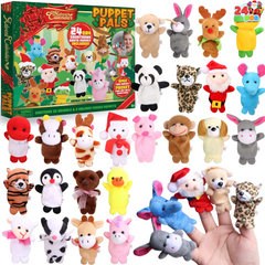 Finger Puppets Advent Calendar, 24 Pcs