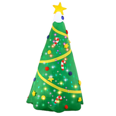 8ft Tall Christmas Tree with Lights Inflatable