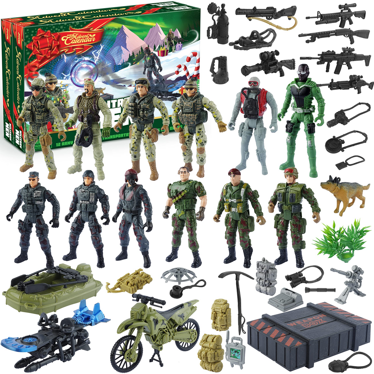 2025 Advent Calendar Military Army Men