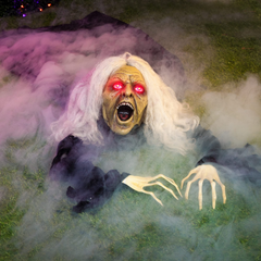 Halloween Light Up Witch Ground Breaker Decor