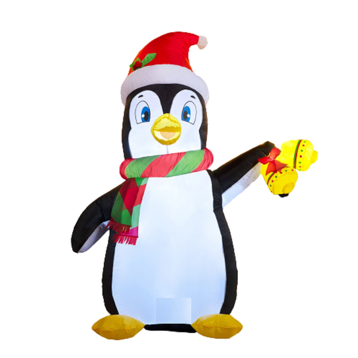 5ft Tall Holiday Penguin Christmas Inflatable