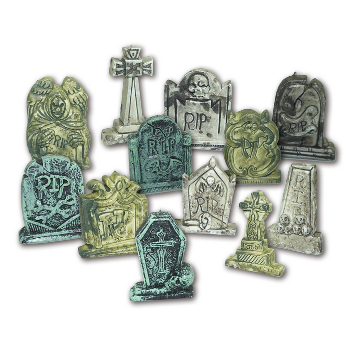 Miniature Tombstones 12-Piece Set
