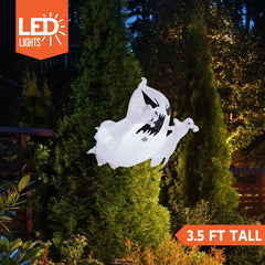 3.5ft Halloween Flying Ghost Broke Out from Window