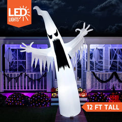 12ft Halloween Giant Towering Spooky Ghost Inflatable