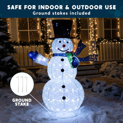 5ft LED Yard Lights - Collapsible Snowman