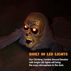 Ground Breaker Zombie With Sound And Flashing Eyes