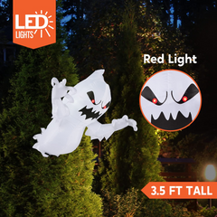3.5 ft. Halloween Inflatable Window Crasher Ghost