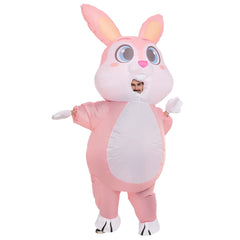 Full-body Pink Bunny Inflatable Costume