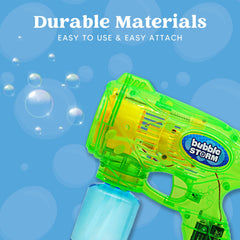 2 pieces Bubble Guns Green Blue