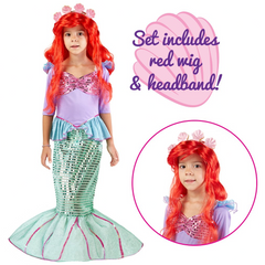 Child Girl Mermaid Costume