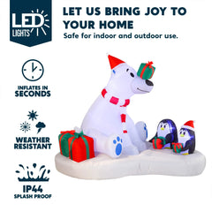 6ft Polar Bear Giveaway Gifts Inflatable