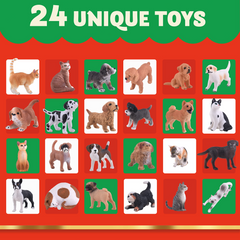 2025 Advent Calendar Dog and Cat Action Playset