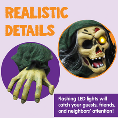 Halloween Climbing Zombie Groundbreaker (Green)