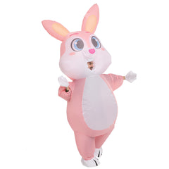 Full-body Pink Bunny Inflatable Costume