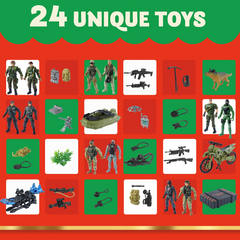 2025 Advent Calendar Military Army Men