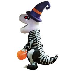 5ft Jumbo Halloween Skeleton Dinosaur Inflatable