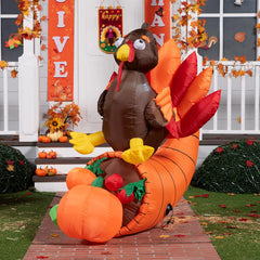 Large Thanksgiving Gobbles the Turkey (6 ft)