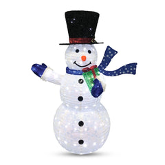 5ft LED Yard Lights - Collapsible Snowman