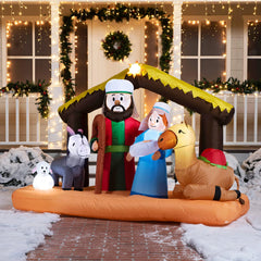 6.5ft Wide Nativity Scene Christmas Inflatable
