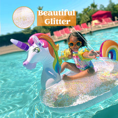 SLOOSH -  Unicorn with Glitters Pool Float