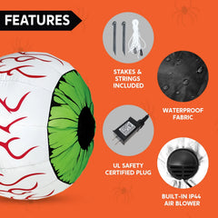 3ft Tall Creepy Eyeballs Inflatable