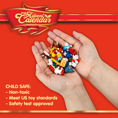 2025 Advent Calendar with a Tabletop Wooden Christmas Tree