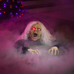 Halloween Light Up Witch Ground Breaker Decor
