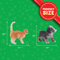 2025 Advent Calendar Dog and Cat Action Playset