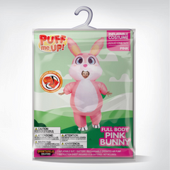 Full-body Pink Bunny Inflatable Costume