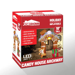10ft Tall Gingerbread House Archway Inflatable